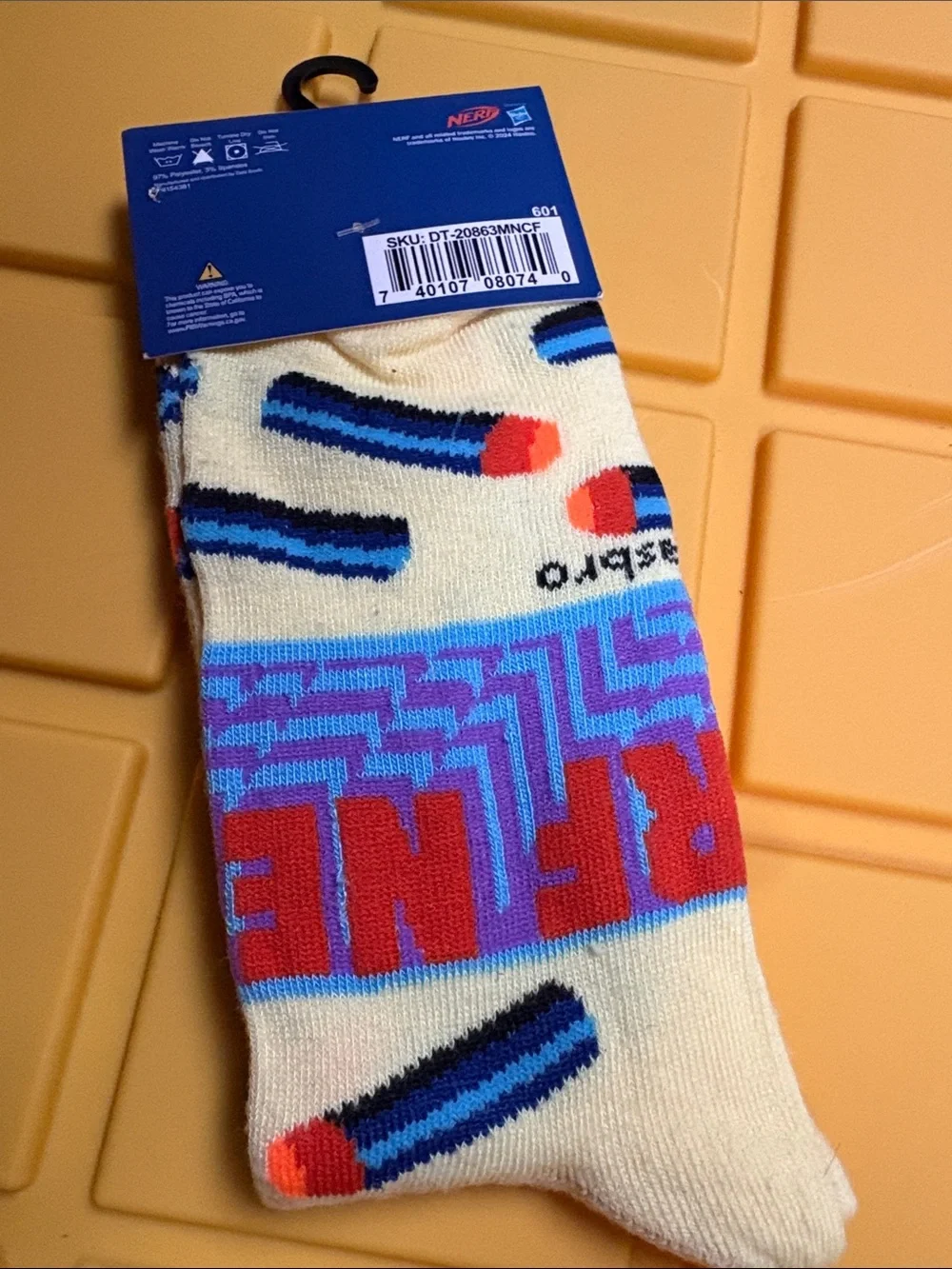 Nerf crew socks. NWT!!